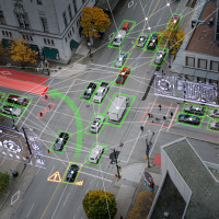 Integrated control system simulation and autonomous driving in smart city